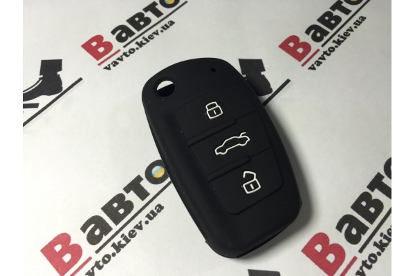 Чехол силиконовый ключа для Audi a4 b7 a3 a6 c6 q7 A1 A5 A7 A8 Q5 R8 TT S5 S6 S7 S8 SQ5